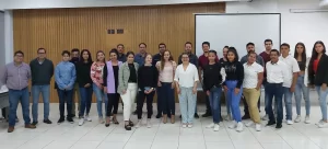 Empresarios junto a Karina Muñoz